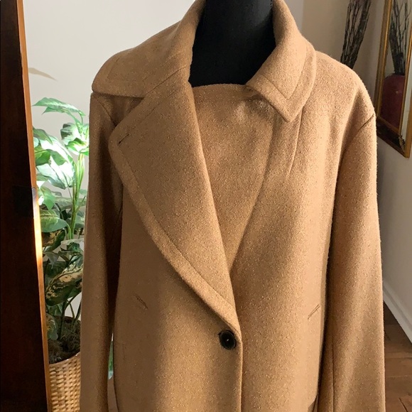 Kensie Wool-Blend Cocoon Coat - Picture 9 of 13